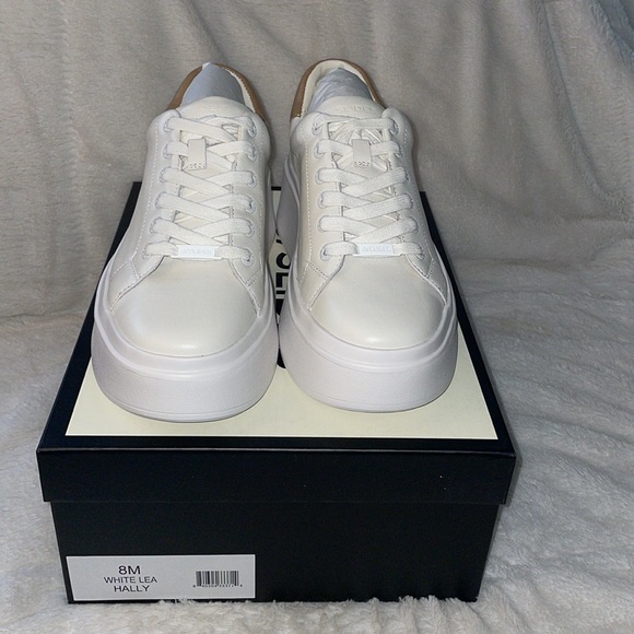 NWT J/SLIDES HALLY White Leather Sneaker - Picture 8 of 15
